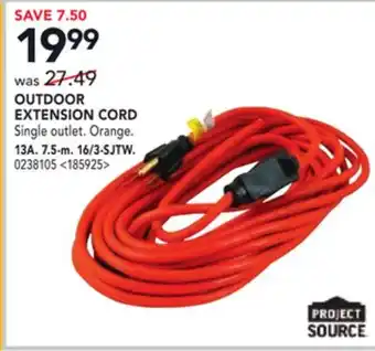 RONA Outdoor extension cord offer