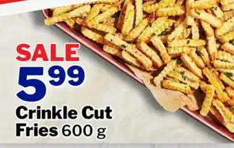 M & M Food Market Crinkle cut fries offer