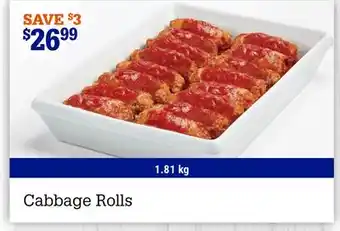 M & M Food Market Cabbage rolls offer