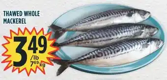Marché Adonis Thawed whole mackerel offer