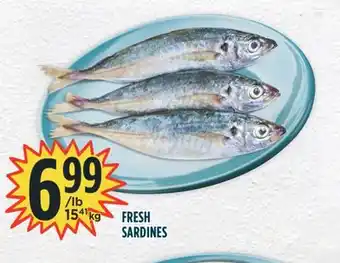 Marché Adonis Fresh sardines offer