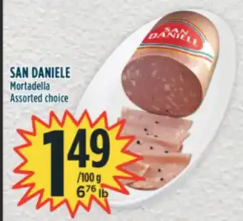Marché Adonis San daniele mortadella offer