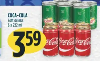 Marché Adonis Coca-cola soft drinks offer