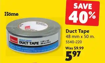 Home Hardware Duct tape offer