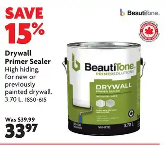 Home Hardware Drywall primer sealer offer