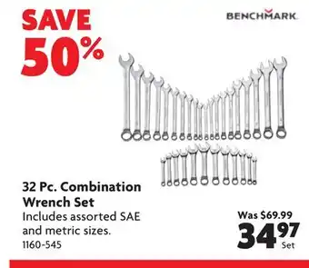 Home Hardware 32 pc. combination wrench set offer