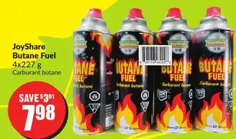 FreshCo Joyshare butane fuel 4x227 g offer