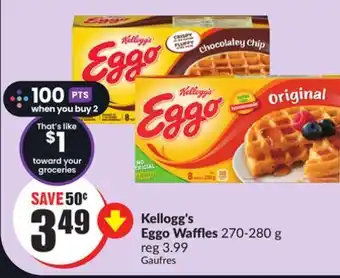 FreshCo Kellogg's eggo waffles 270-280 g offer