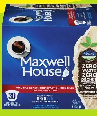 FreshCo Maxwell house coffee pods 30 pk offer