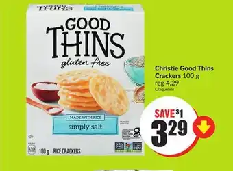 FreshCo Christie good thins crackers 100 g offer