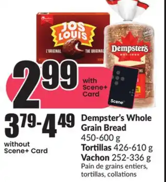 FreshCo Dempster's whole grain bread offer