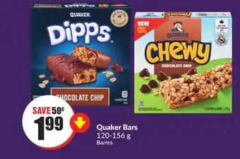FreshCo Quaker bars 120-156 g offer