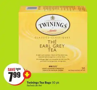 Chalo FreshCo Twinings tea bags 50 pk offer