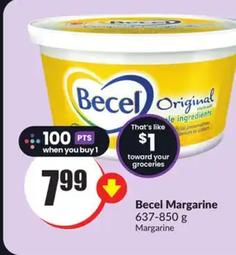Chalo FreshCo Becel margarine 637-850 g offer
