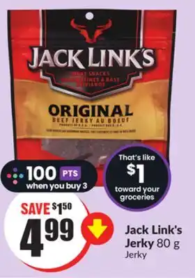 Chalo FreshCo Jack link's jerky 80 g offer