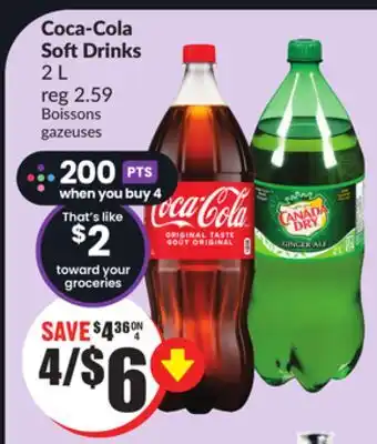 Chalo FreshCo Coca-cola soft drinks 2 l offer