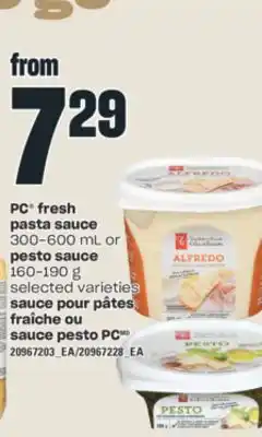 Valu-mart Sauce pour pâtes fraîche ou sauce pesto pc offer