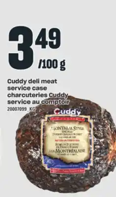 Valu-mart Charcuteries cuddy service au comptoir offer