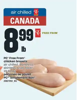 Valu-mart Poitrines de poulet pc simplement bon offer