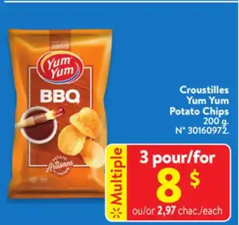 Walmart Yum yum potato chips offer