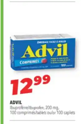 Familiprix Advil ibuprofen, 200 mg, 100 tablets or 100 caplets offer