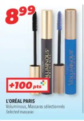 Familiprix L'oréal paris selected mascaras offer
