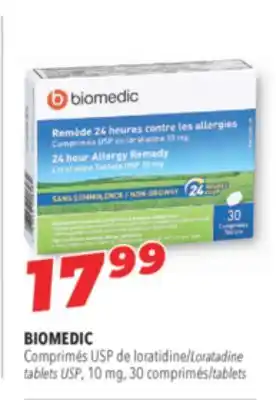 Familiprix Biomedic loratadine tablets usp, 10 mg, 30 tablets offer