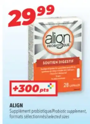 Familiprix Align probiotic supplement offer