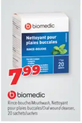 Familiprix Biomedic mouthwash, oral wound cleanser offer