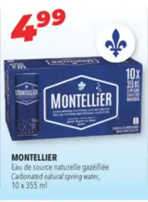 Familiprix Montellier carbonated natural spring water offer