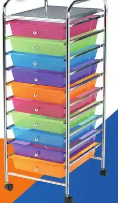 Canac 10-drawer storage cart offer