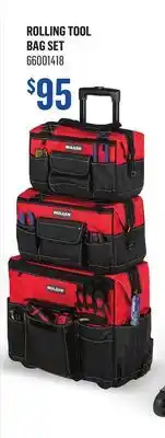 Canac Rolling tool bag set offer