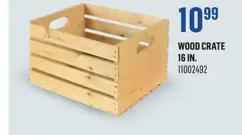 Canac Wood crate 16 in offer