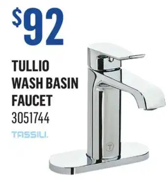 Canac Tullio wash basin faucet offer