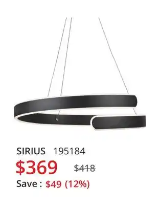 Multi Luminaire Sirius offer