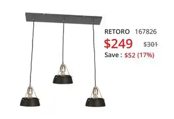 Multi Luminaire Chandelier retoro offer