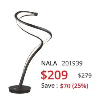 Multi Luminaire Nala table lamp offer