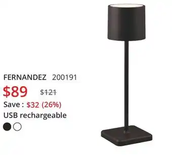 Multi Luminaire Table lamp fernandez offer