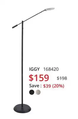 Multi Luminaire Iggy task lamp offer