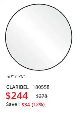 Claribel mirror