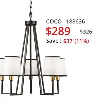 Multi Luminaire Chandelier coco offer