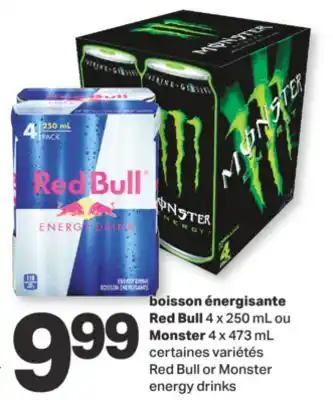 L'Intermarché Boisson énergisante 4 x 250 ml ou 4 x 473 ml offer