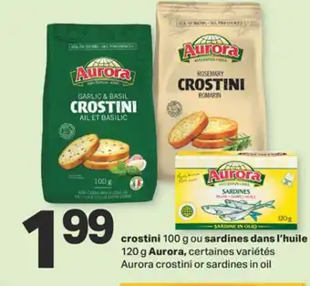 L'Intermarché Crostini 100 g ou sardines dans l'huile 120 g offer