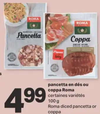 L'Intermarché Pancetta en dés ou coppa 100 g offer