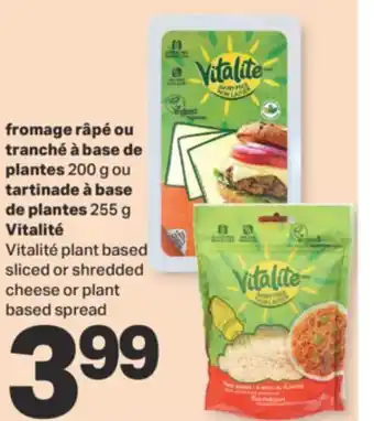 L'Intermarché Fromage râpé ou tranché à base de plantes 200 g ou tartinade à base de plantes 255 g vitalité offer