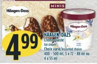 Marché Adonis Häagen-dazs crème glacée offer