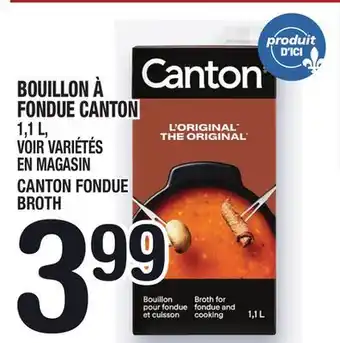 Marche Ami Bouillon à fondue canton | canton fondue broth offer