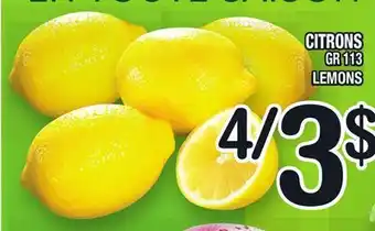 Marche Ami Citrons | lemons offer