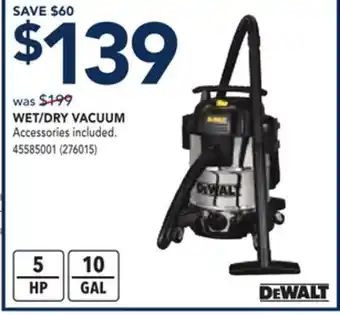 RONA Wet/dry vacuum offer