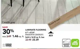 RONA Mono serra laminate flooring offer